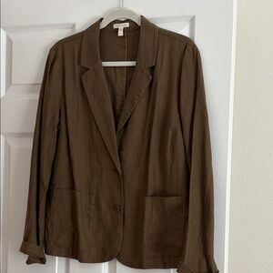 Eileen Fisher Organic Linen Blazer